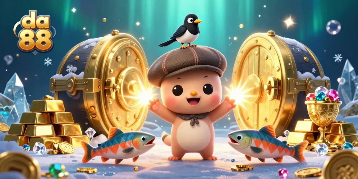 Engage with da 88's fun underwater casino world featuring lively characters and treasure.