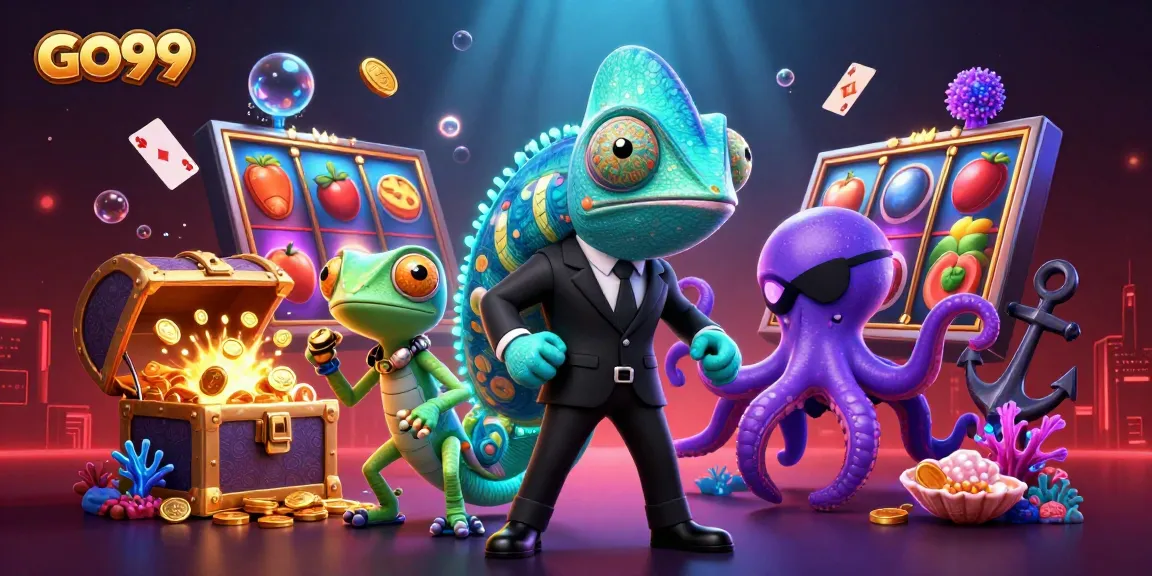 Experience exciting gameplay with GO99's vibrant slot machines and dynamic characters.